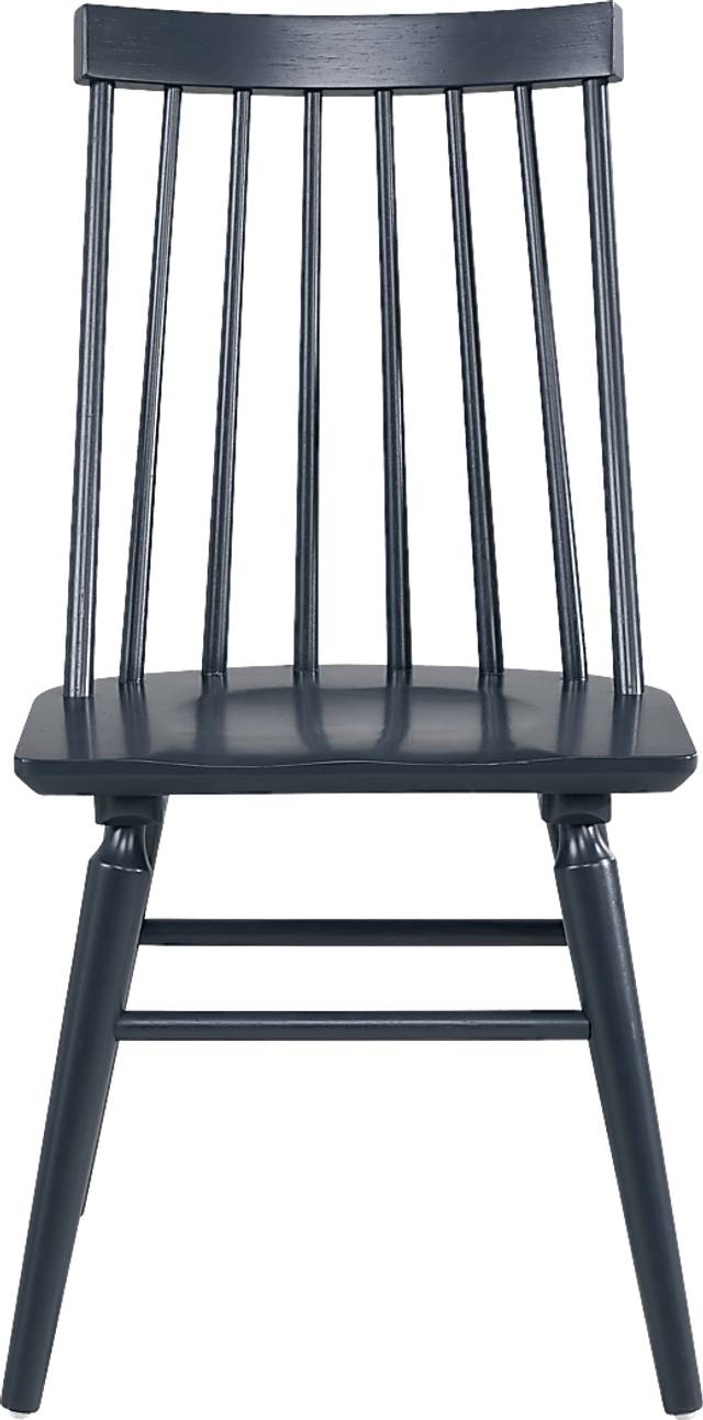 Winsor Natural 5 Pc Drop Leaf Dining Room with Blue Chairs - Thumbnail - Image 5