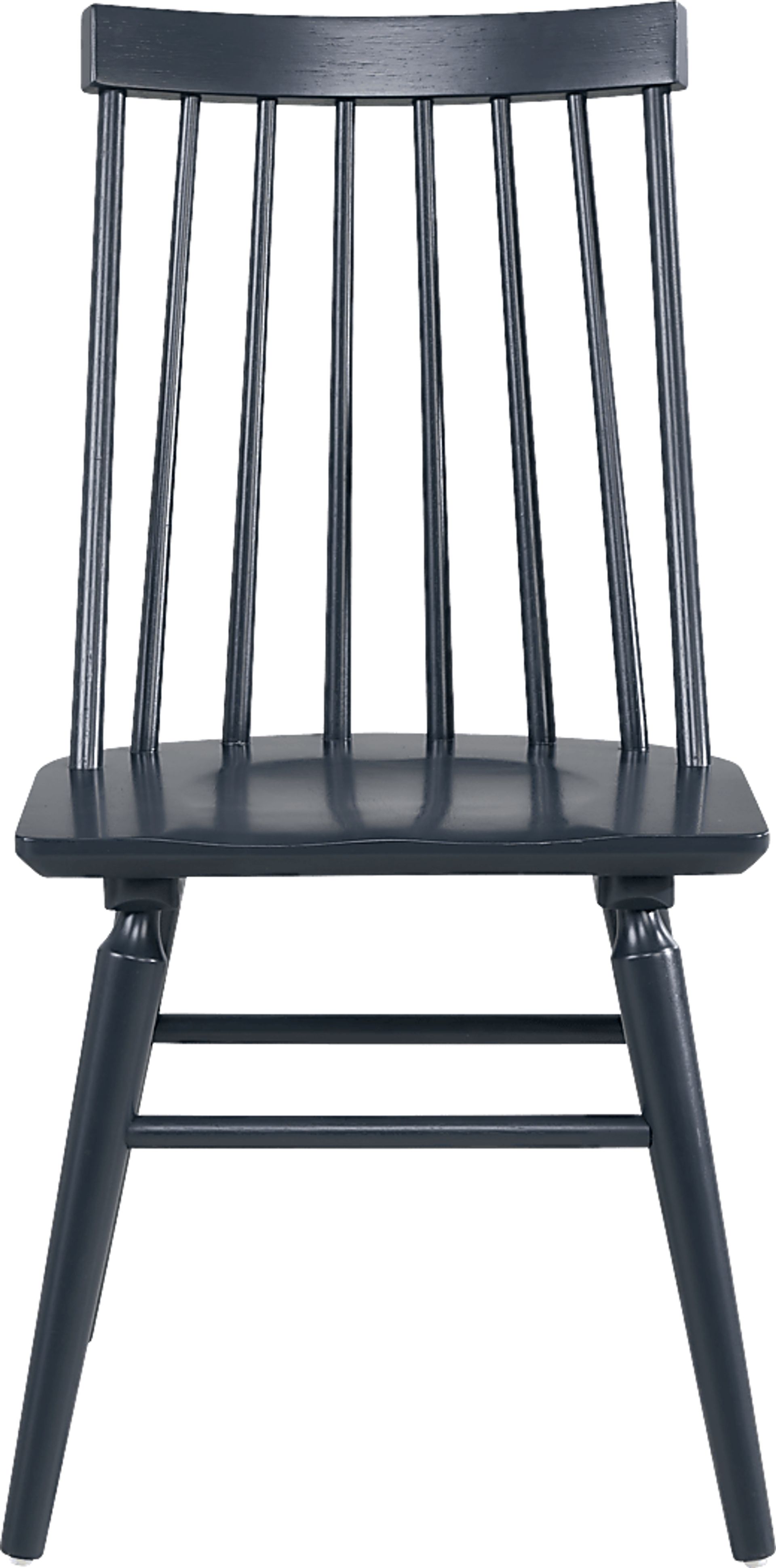 Winsor Natural 5 Pc Drop Leaf Dining Room with Blue Chairs - Image 5