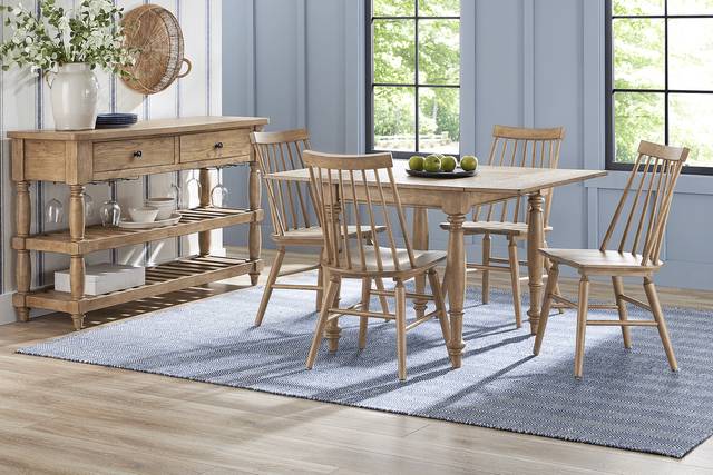 Winsor Natural Drop Leaf Dining Table - Thumbnail - Image 2