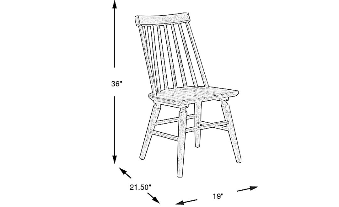 Winsor White Side Chair
