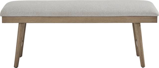 Winston Court Gray Upholstered Bench - Thumbnail - Image 2
