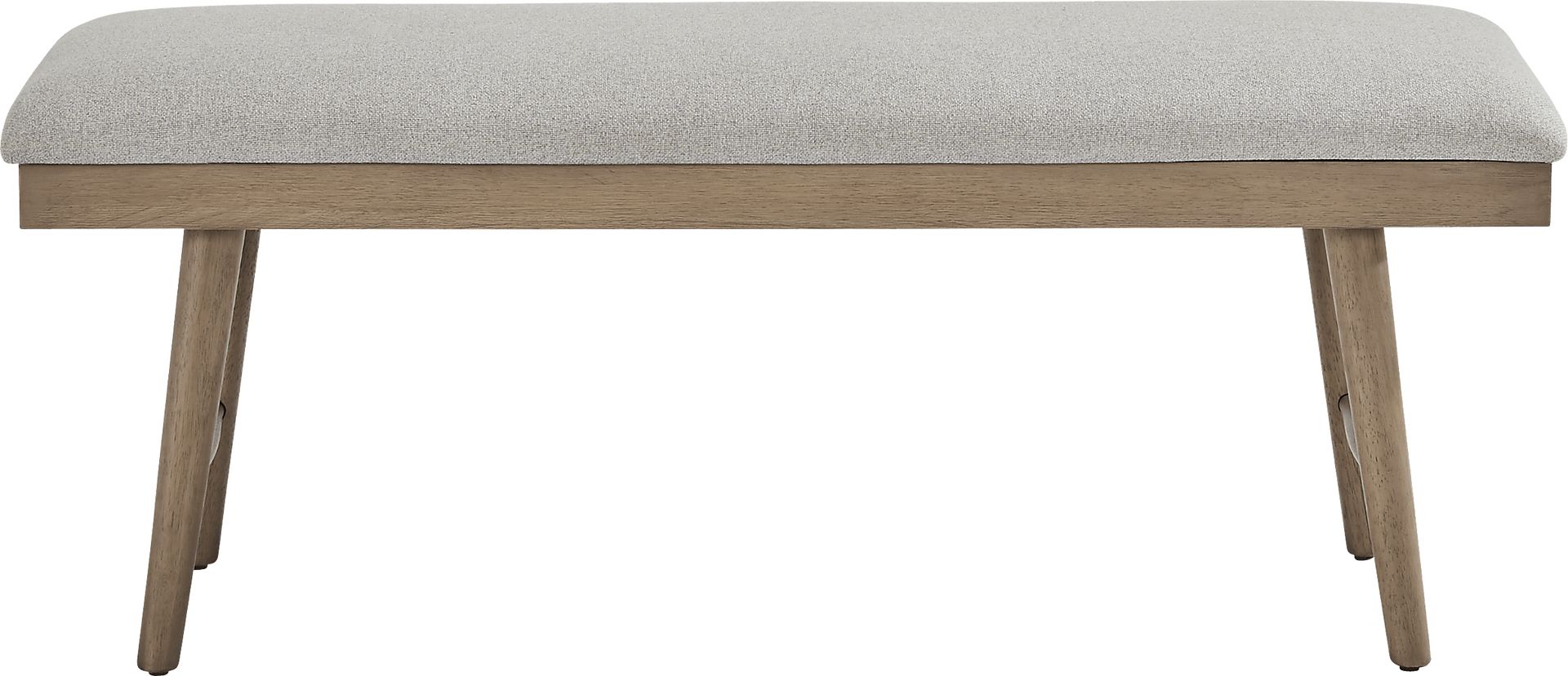 Winston Court Gray Upholstered Bench - Image 2