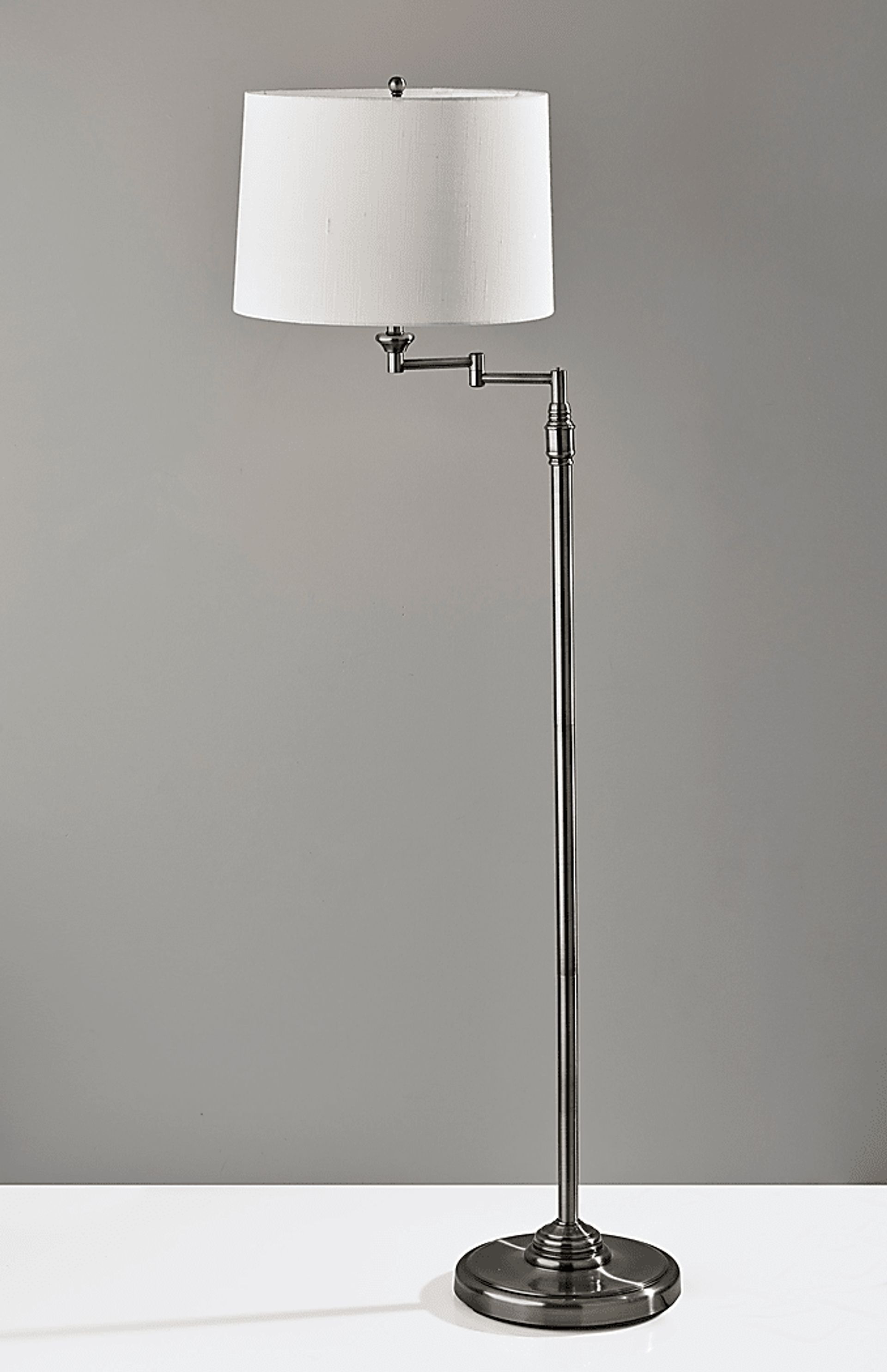 Winston Silver Floor Lamp - Image 2