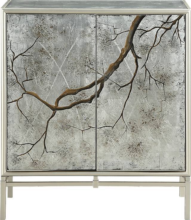 Winter Branch Silver Accent Cabinet - Thumbnail - Image 2