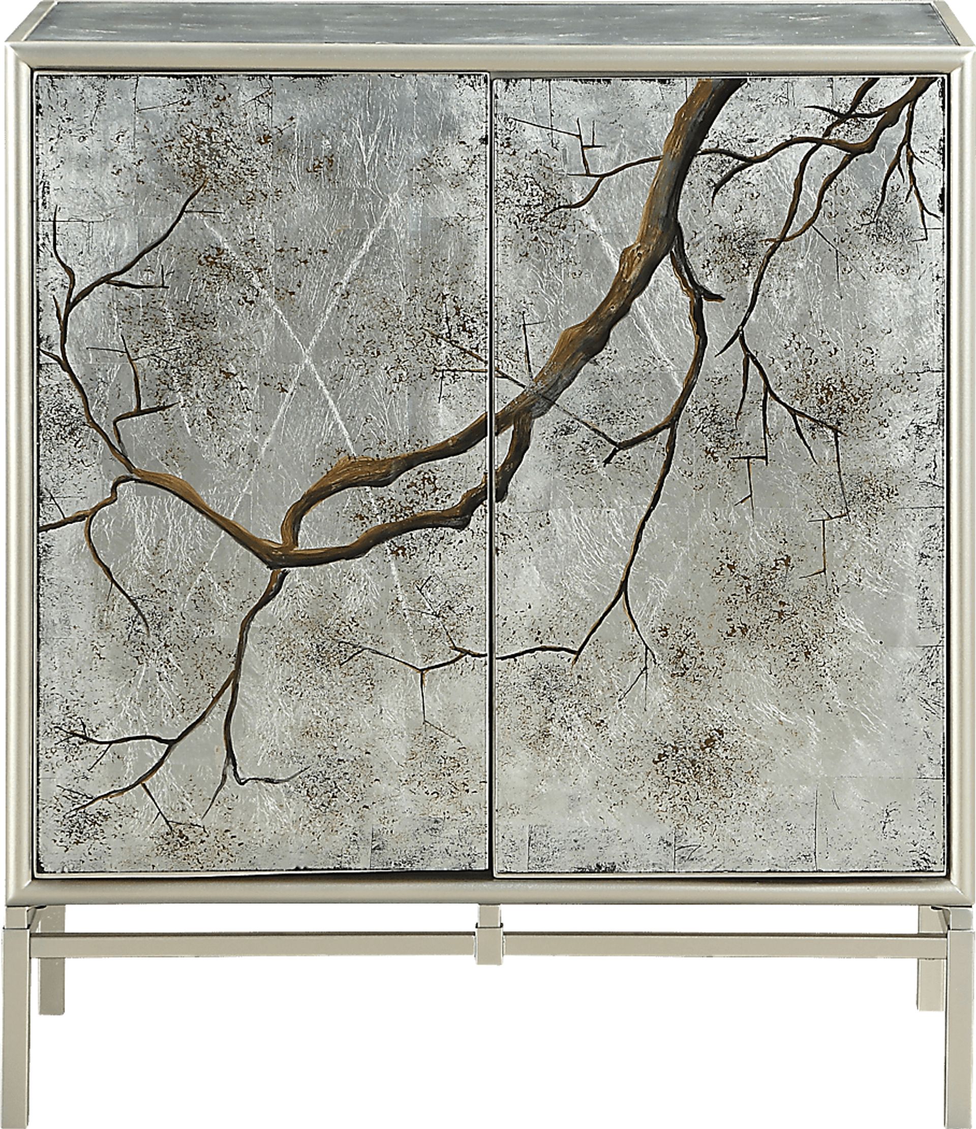 Winter Branch Silver Accent Cabinet - Image 2