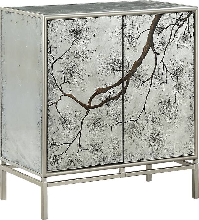 Winter Branch Silver Accent Cabinet - Thumbnail - Image 1