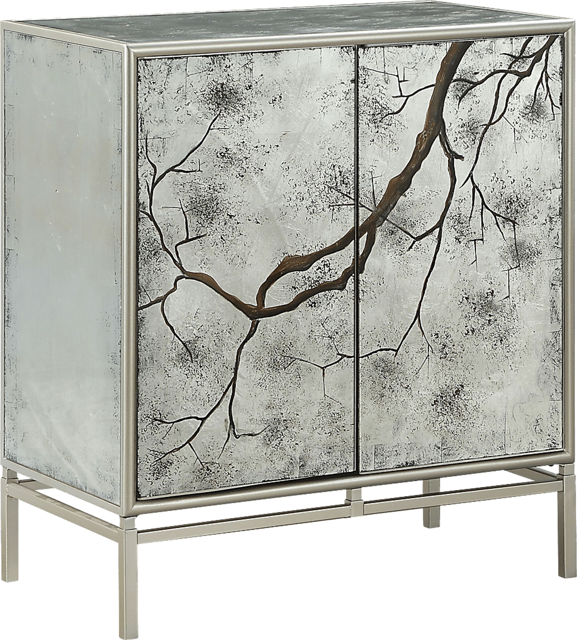 Winter Branch Silver Accent Cabinet - Image 1