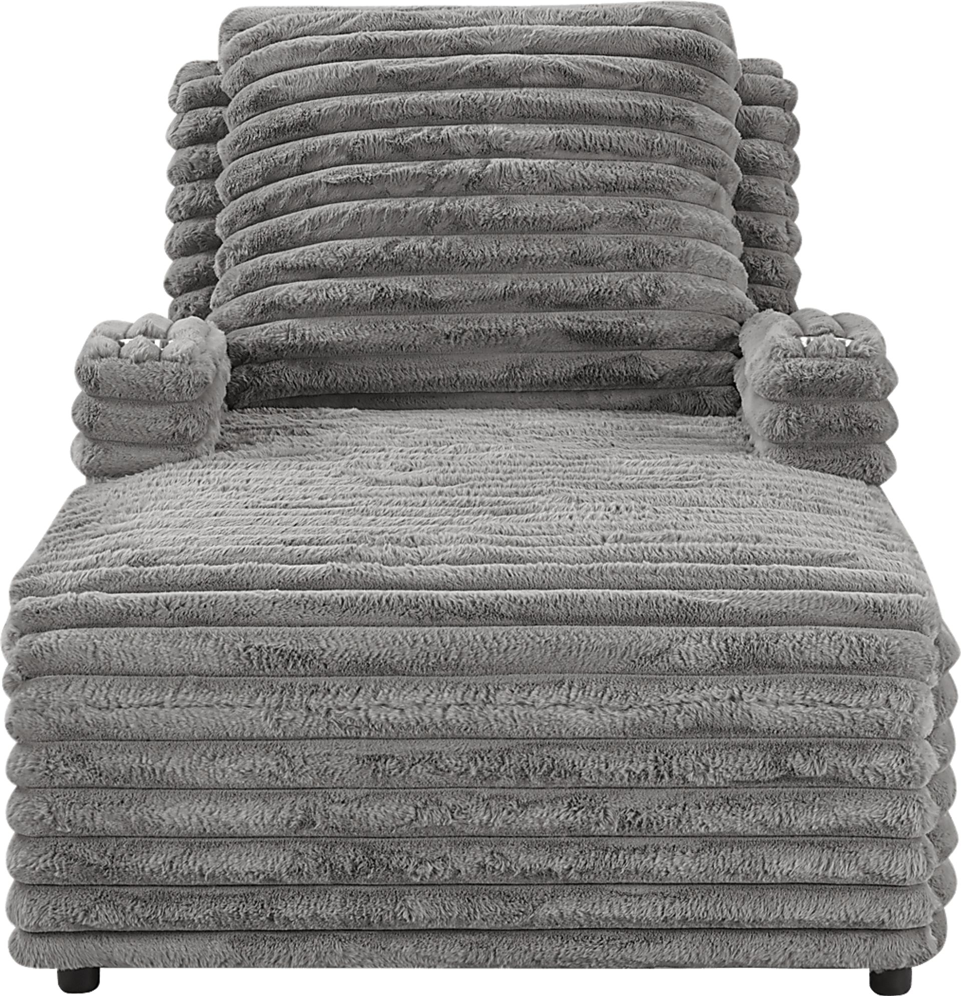 Wintercrest Gray Power Reclining Chaise - Image 2