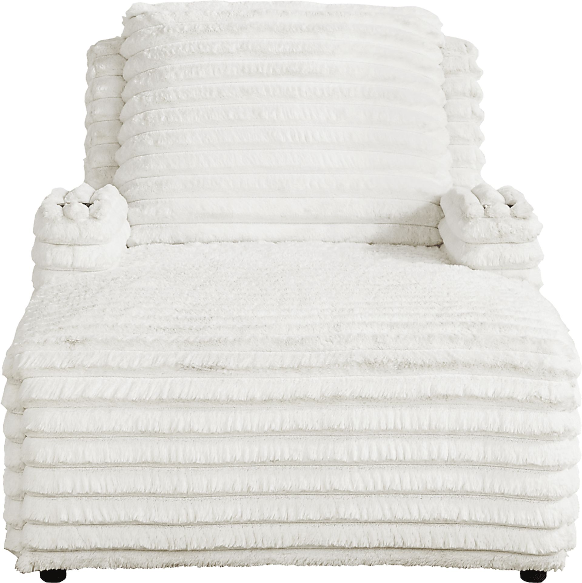 Wintercrest Ivory Power Reclining Chaise - Image 2