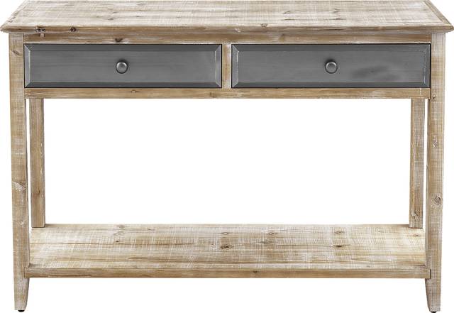 Wintergrove White Sofa Table - Thumbnail - Image 2