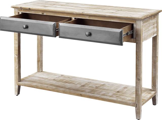 Wintergrove White Sofa Table - Thumbnail - Image 3