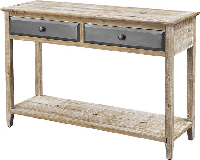 Wintergrove White Sofa Table - Thumbnail - Image 1