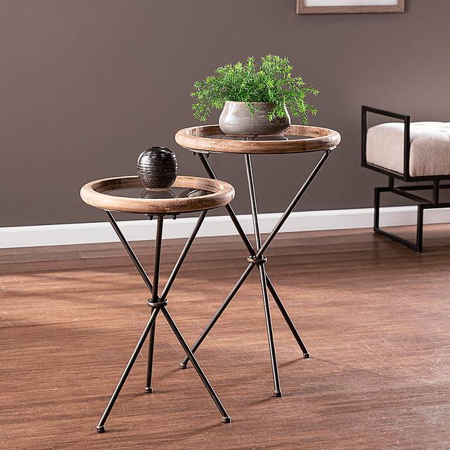 Winterpointe Natural Accent Table, Set of 2 - Thumbnail - Image 3
