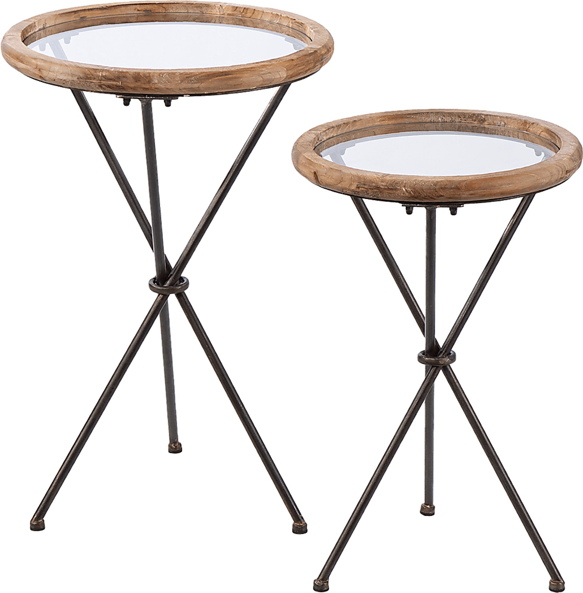 Winterpointe Natural Accent Table, Set of 2 - Image 1
