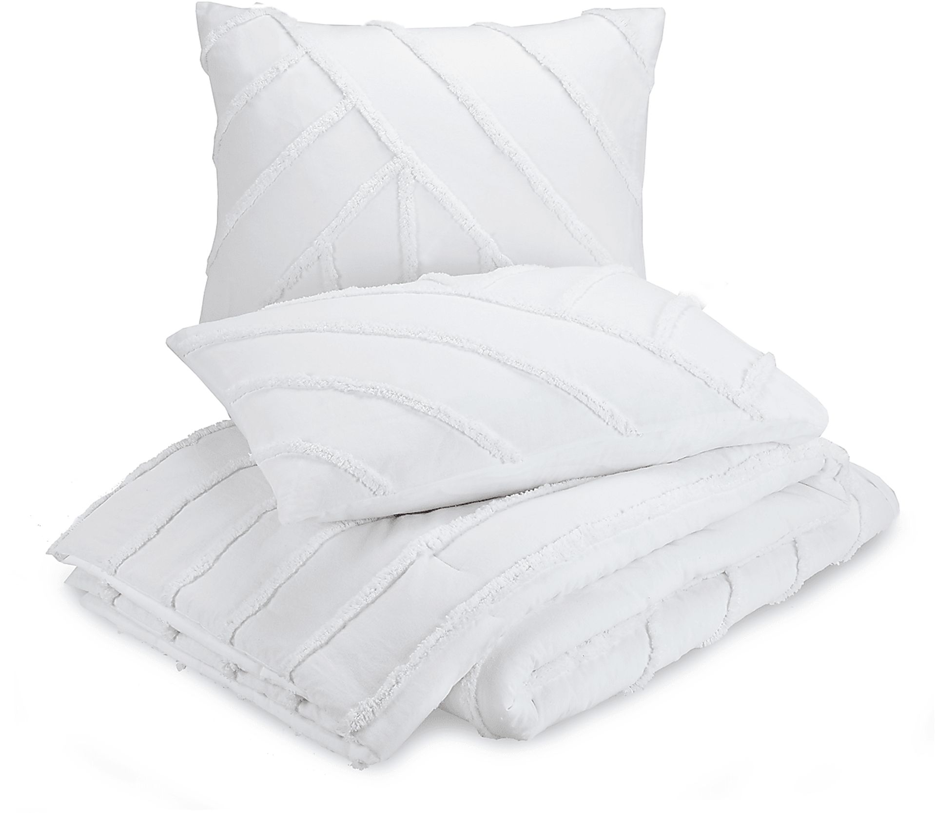 Winthorne White King 3 Pc Comforter Set - Image 6