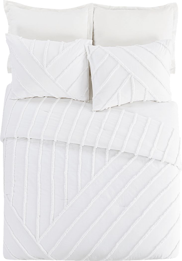 Winthorne White King 3 Pc Comforter Set