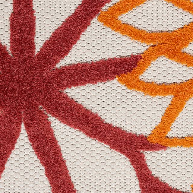 Winthrone Red/Multi 7'10 x 10'6 Indoor/Outdoor Rug - Thumbnail - Image 8