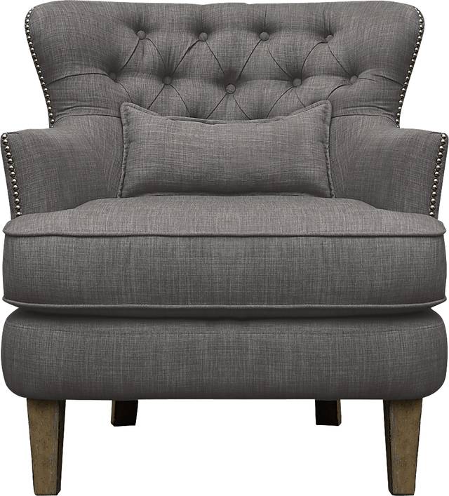 Wintley Dark Gray Accent Chair - Thumbnail - Image 2