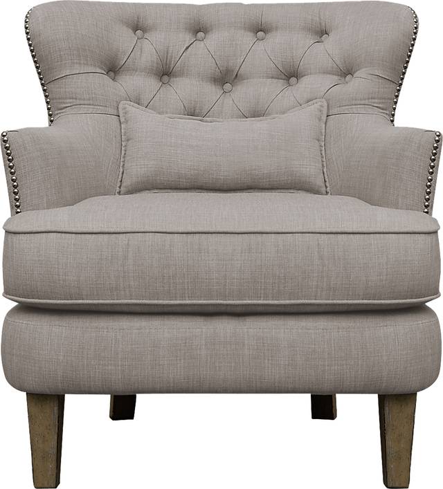 Wintley Gray Accent Chair - Thumbnail - Image 2