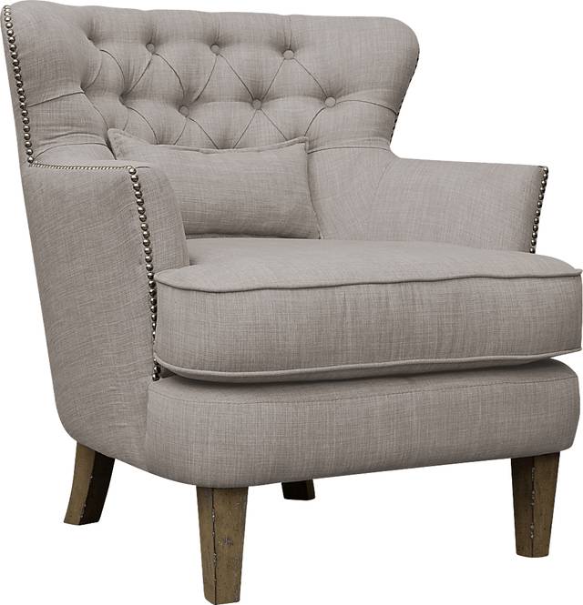 Wintley Gray Accent Chair - Thumbnail - Image 1
