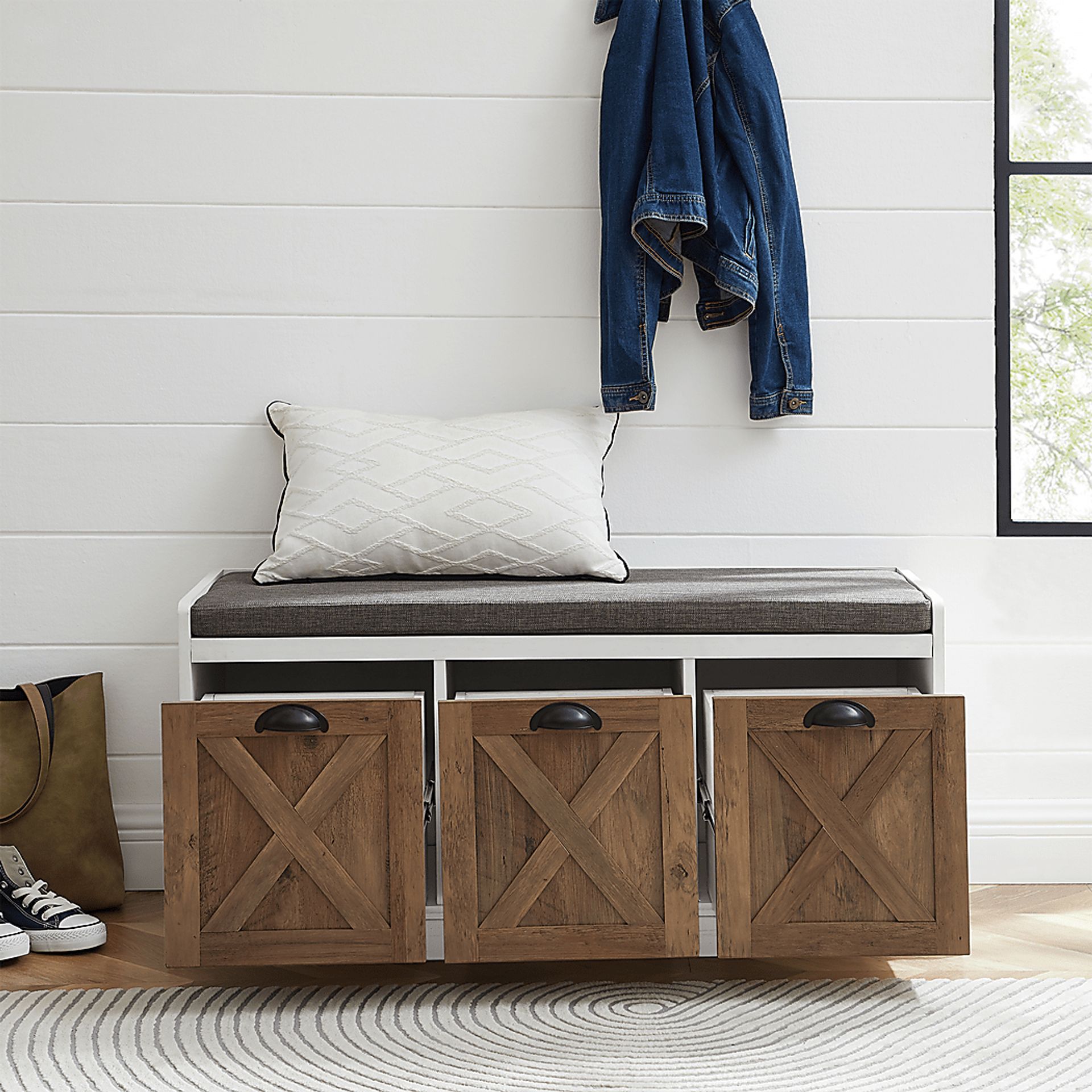 Winyah Barnwood Accent Bench - Image 6