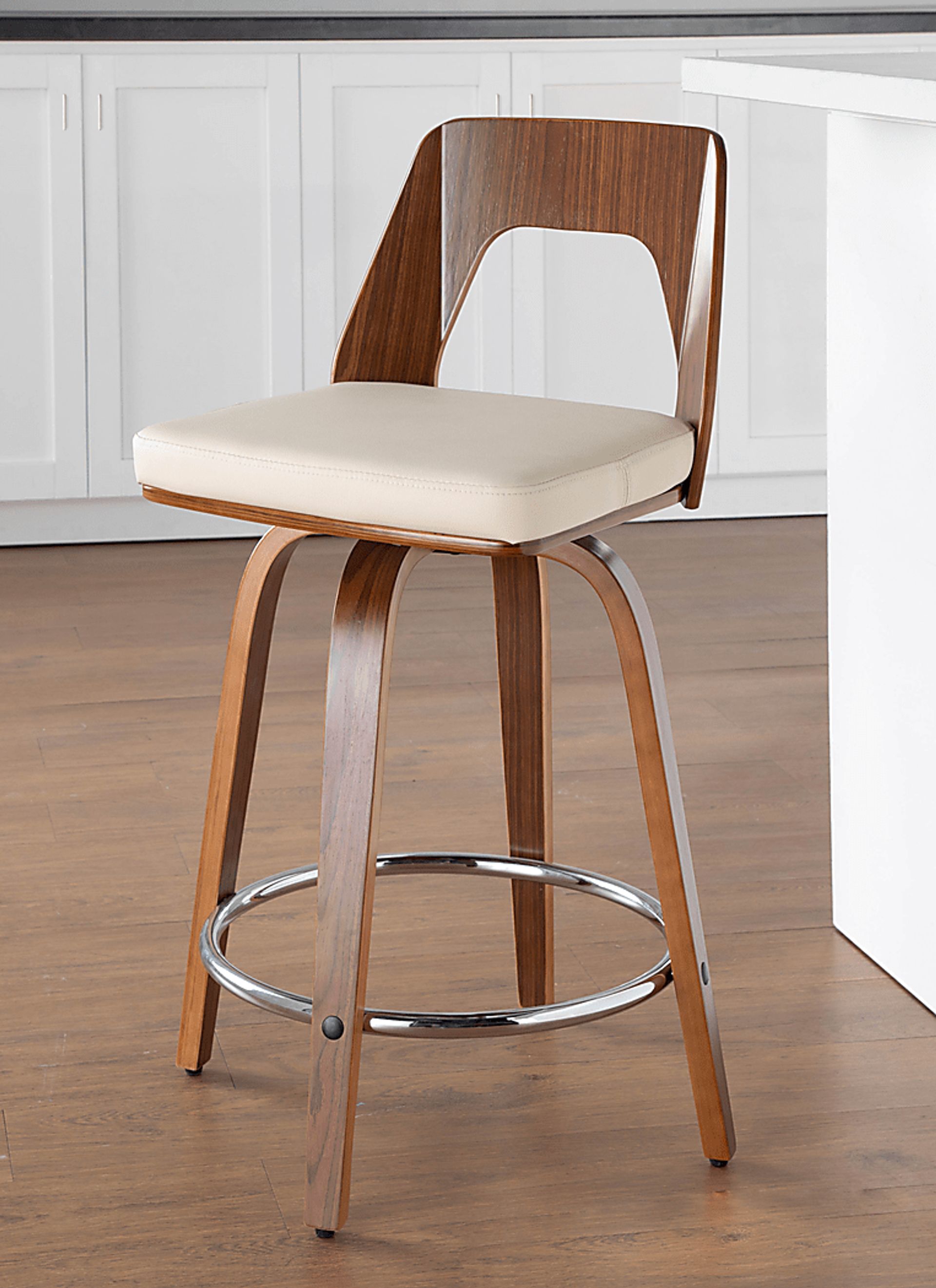 Winzenburg Cream Counter Height Stool, Set of 2 - Image 6