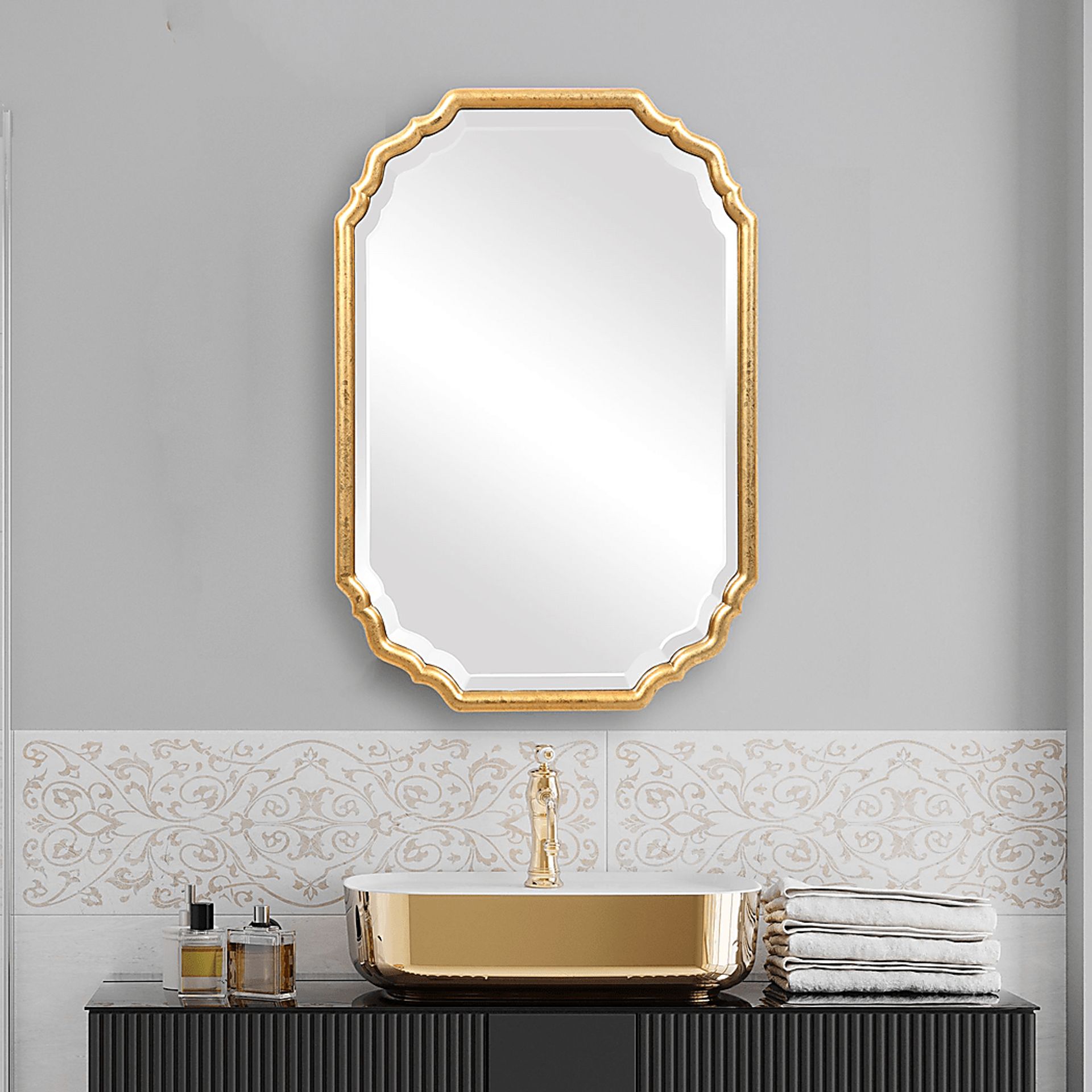 Wirkswoth Gold Mirror - Image 4