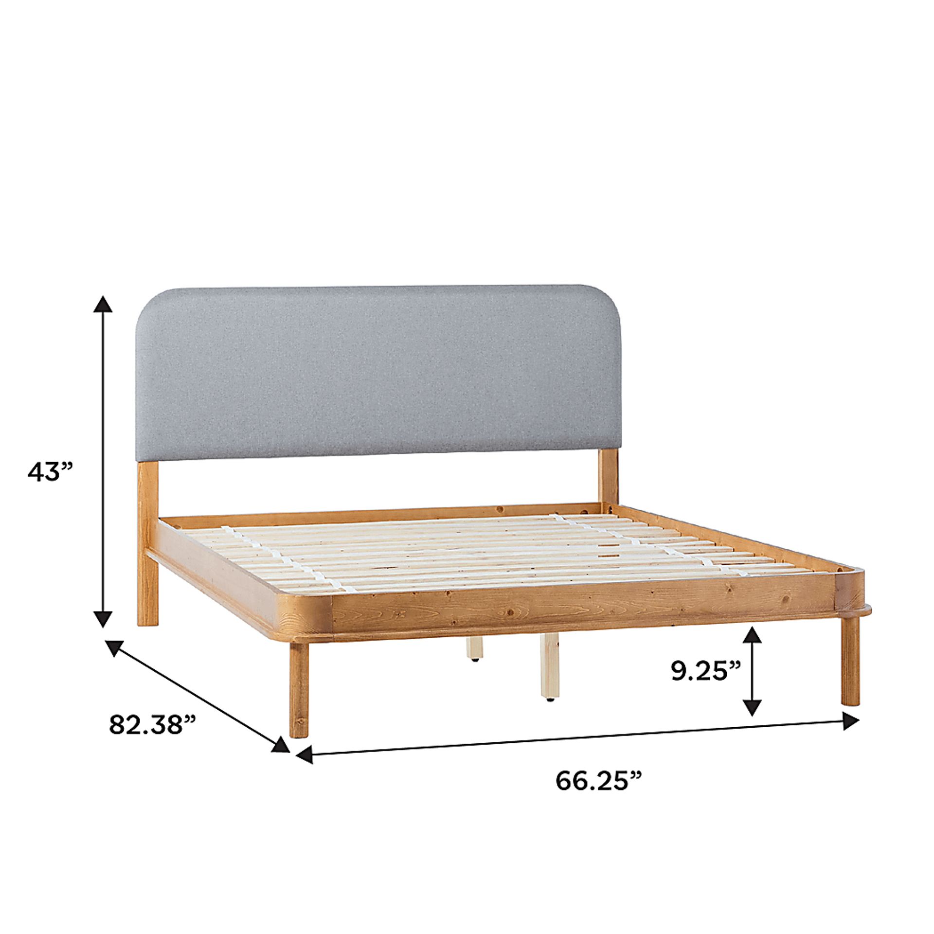 Wirthlin Oak Queen Bed - Image 6