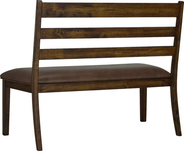 Wisecarver Brown Settee - Thumbnail - Image 3