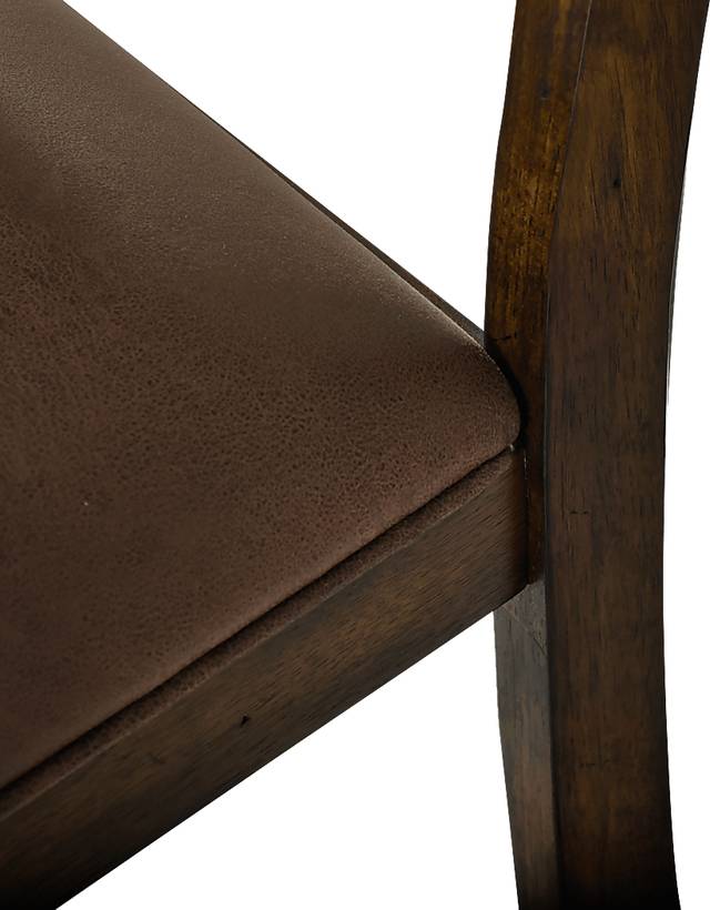 Wisecarver Brown Settee - Thumbnail - Image 4