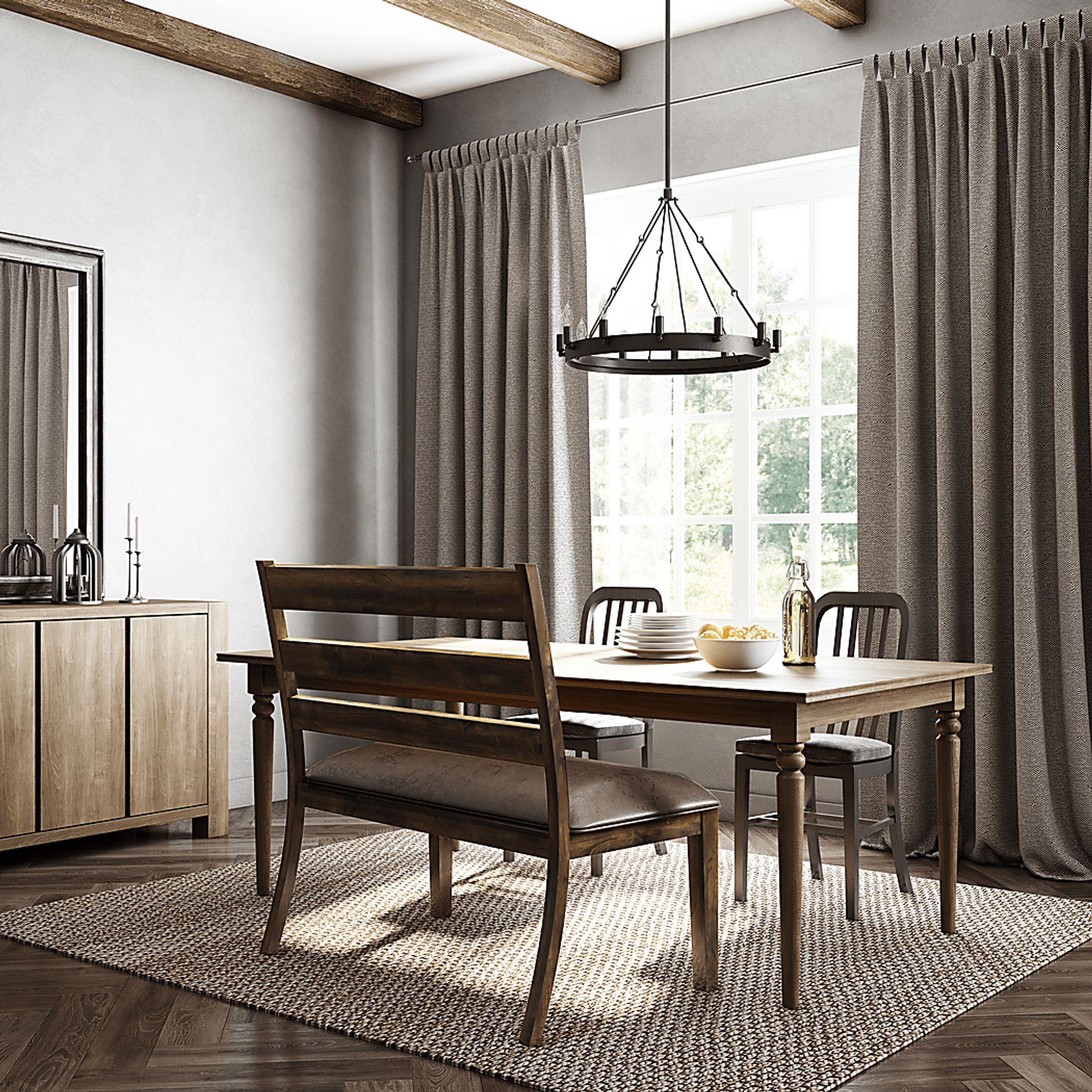 Wisecarver Brown Settee - Image 6