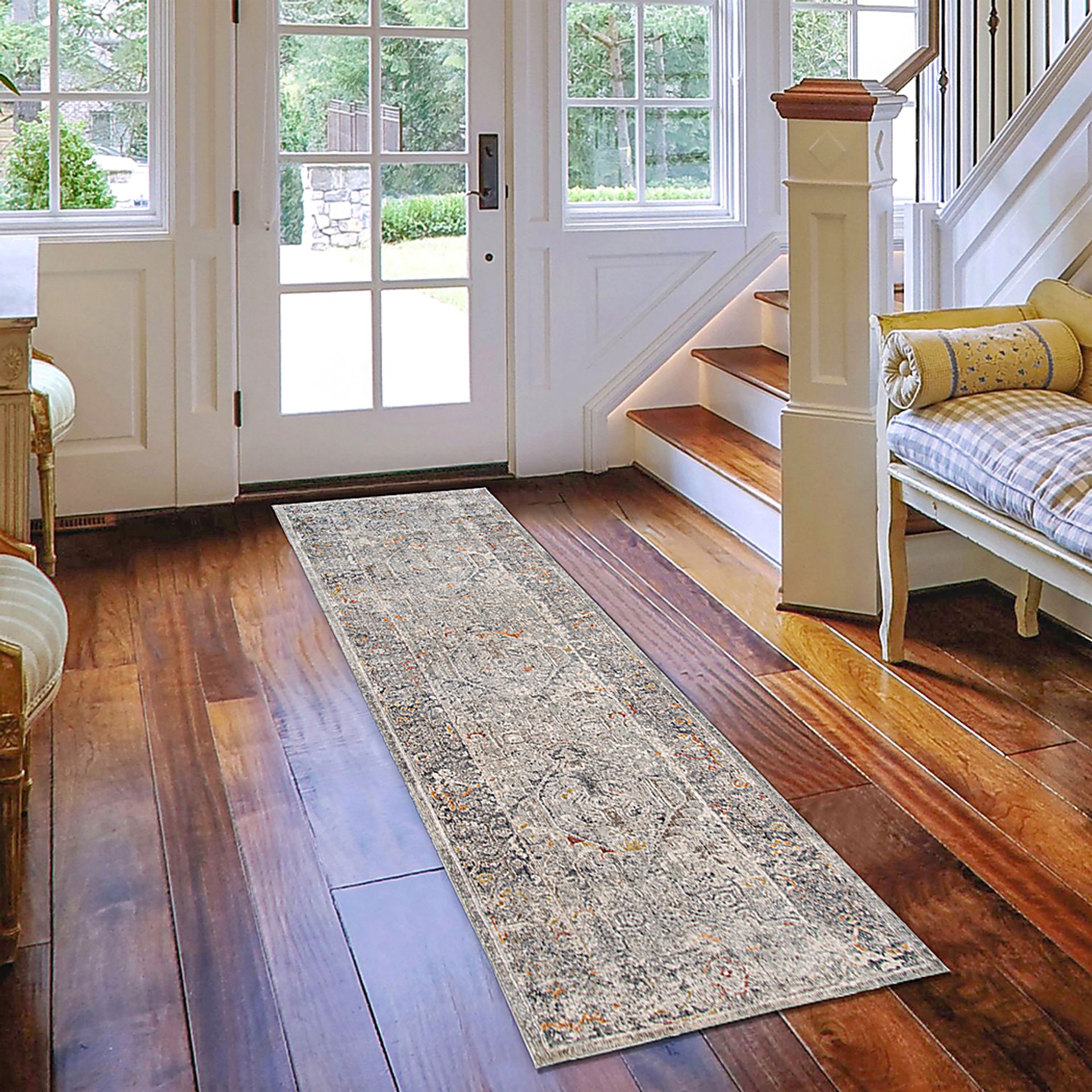 Wishborne Silver 2'6 x 7'10 Runner Rug - Image 2
