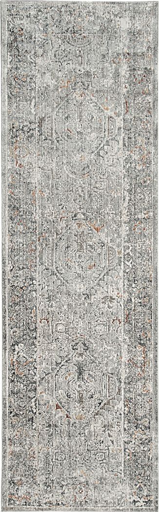 Wishborne Silver 2'6 x 7'10 Runner Rug