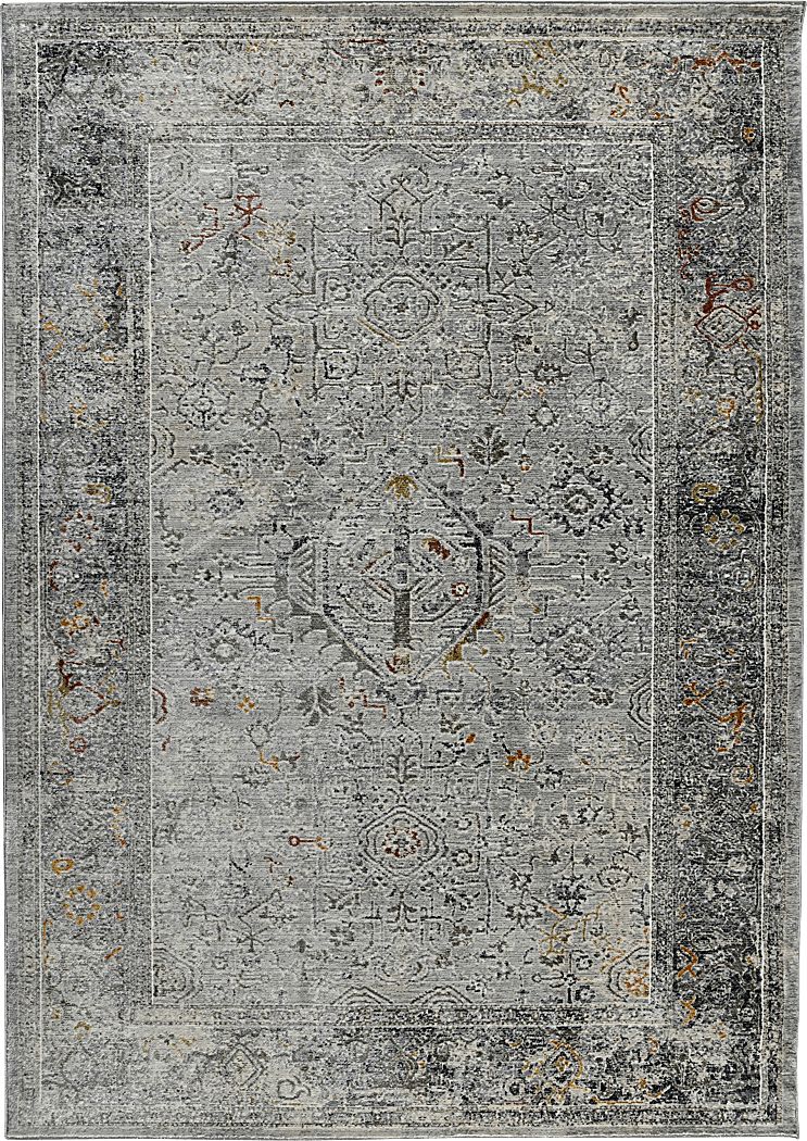 Wishborne Silver 5'3 x 7'10 Rug