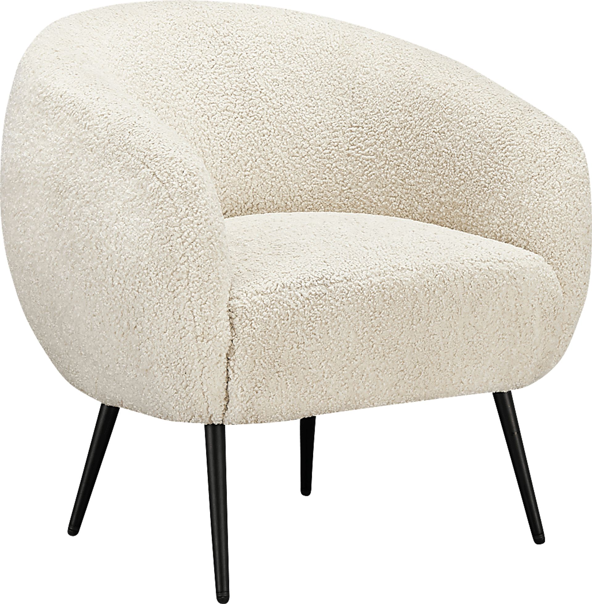 Wishmoore White Accent Chair - Image 1