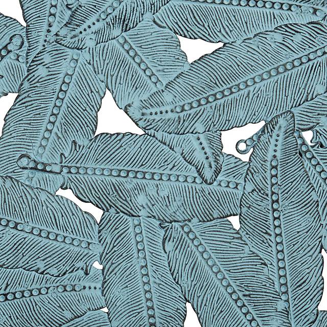 Wiskon Blue Iron Painted Wall Decor Set of 3 - Thumbnail - Image 6
