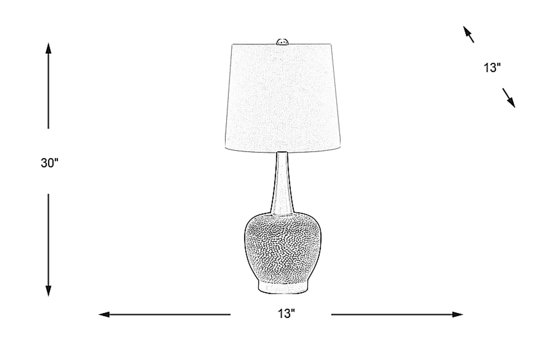 Dimension Image. Please refer to the Dimension Tab on this page for dimension details.