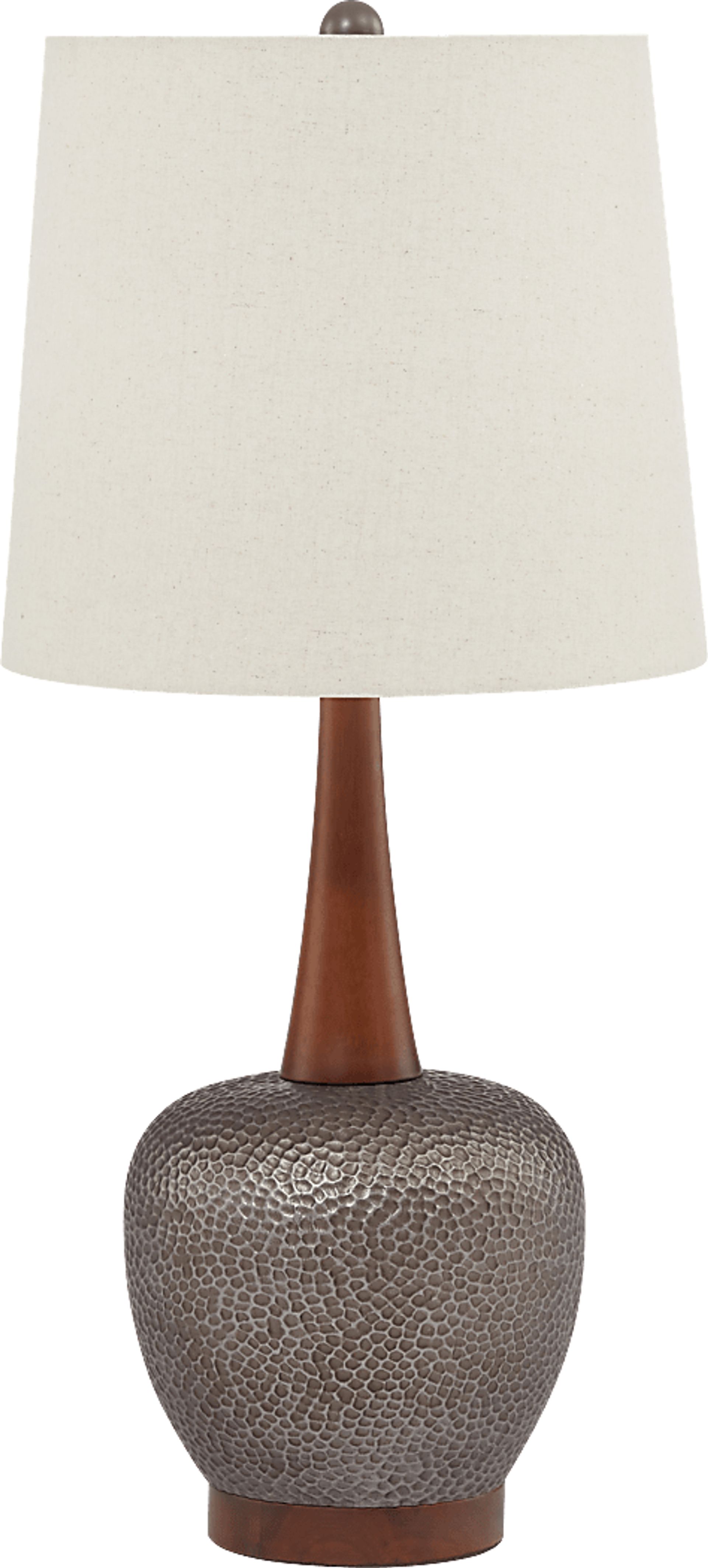 Wiskon Way Charcoal Table Lamp - Image 1