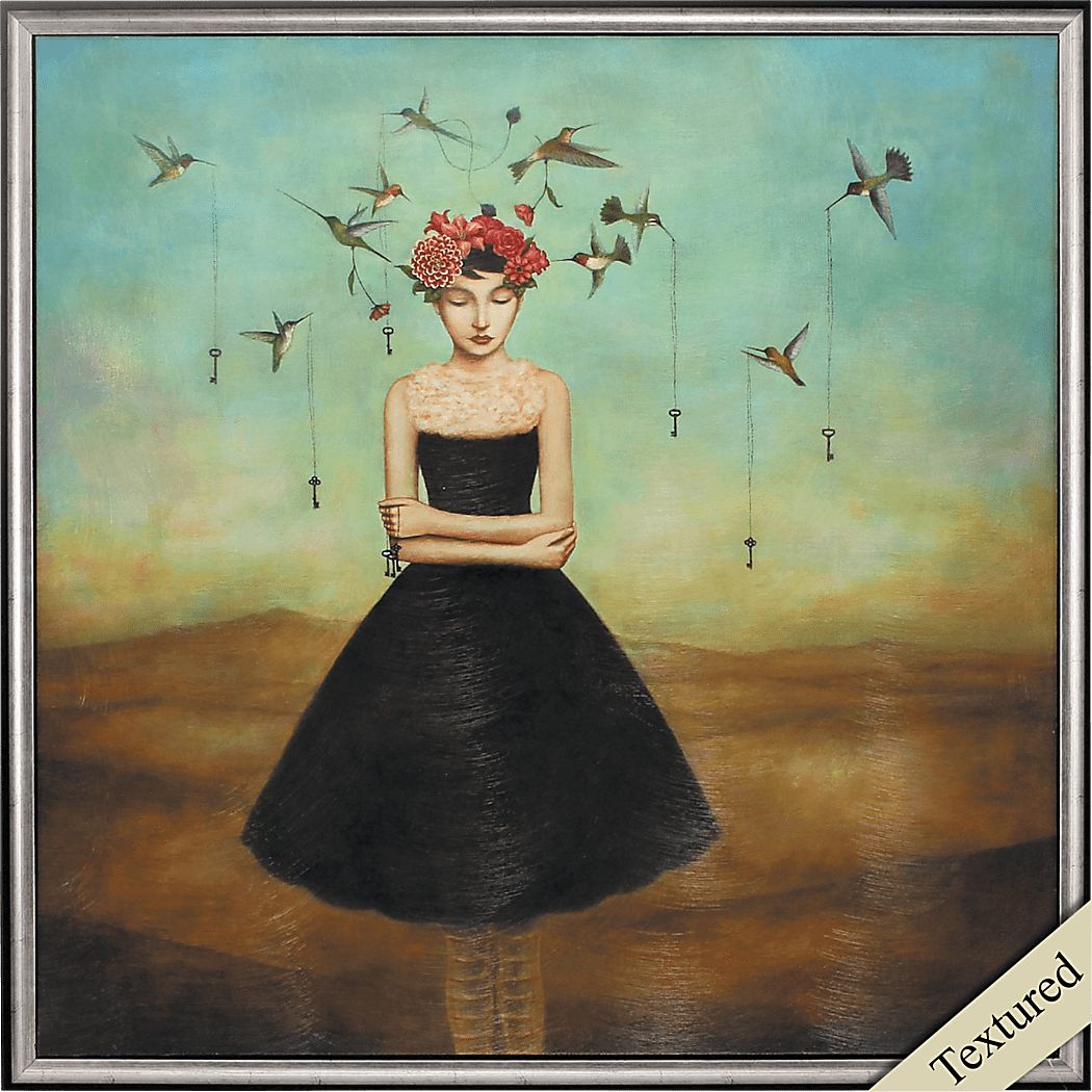 Wistful Moments Blue Artwork