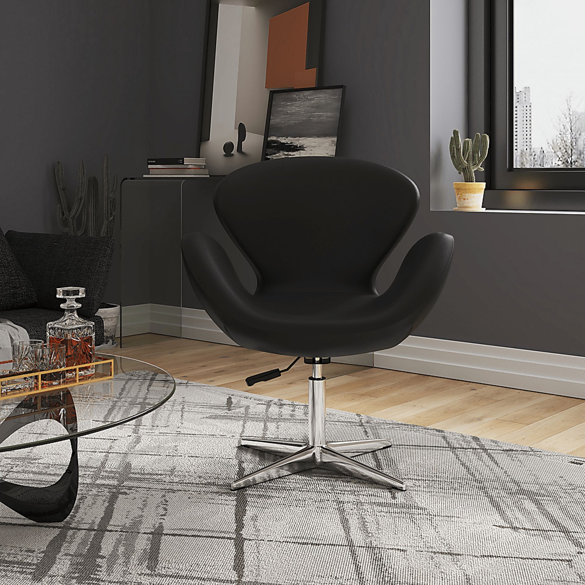 Witchazel Black Accent Chair - Image 2