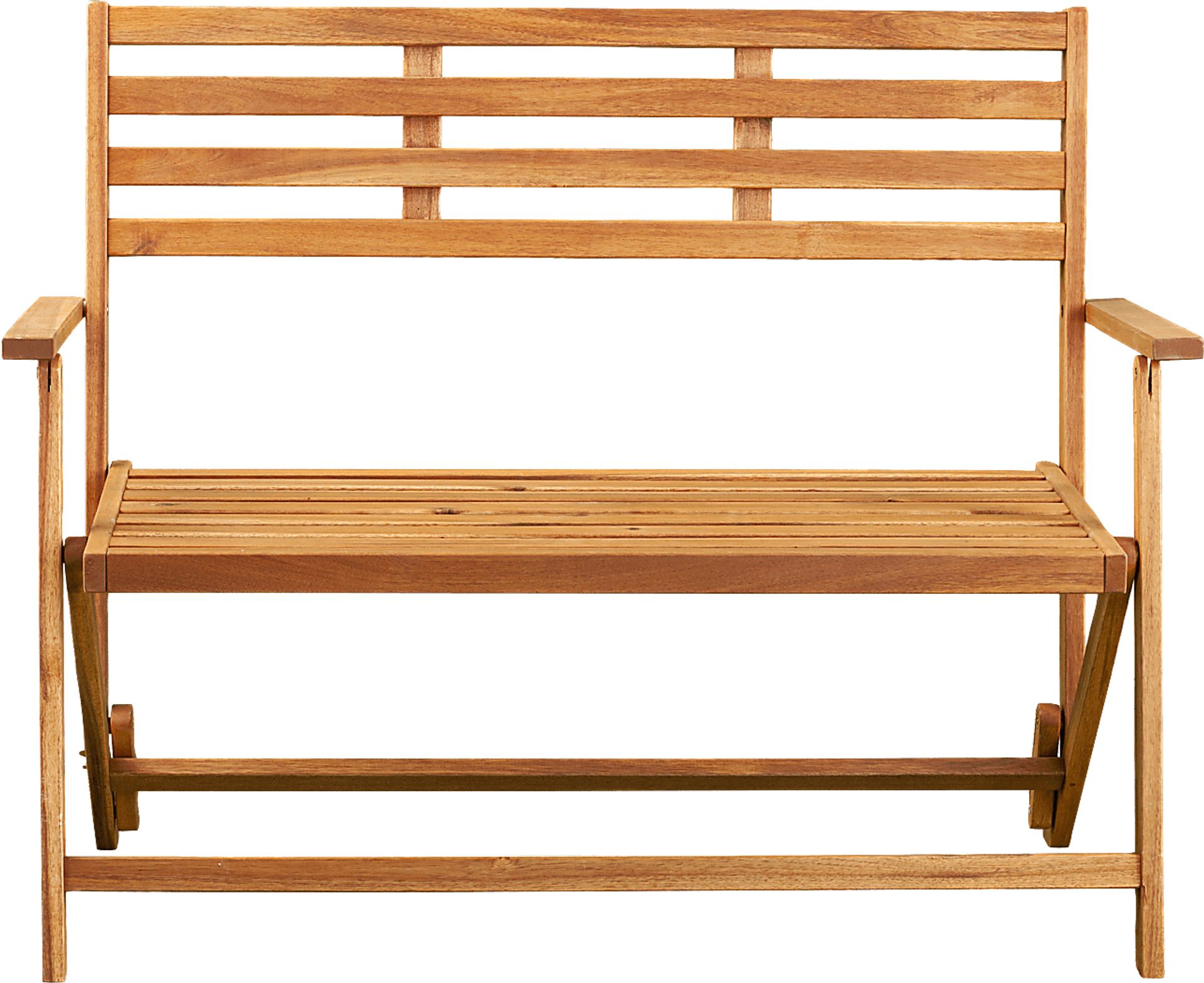 Witeria Natural Outdoor Accent Bench - Image 5