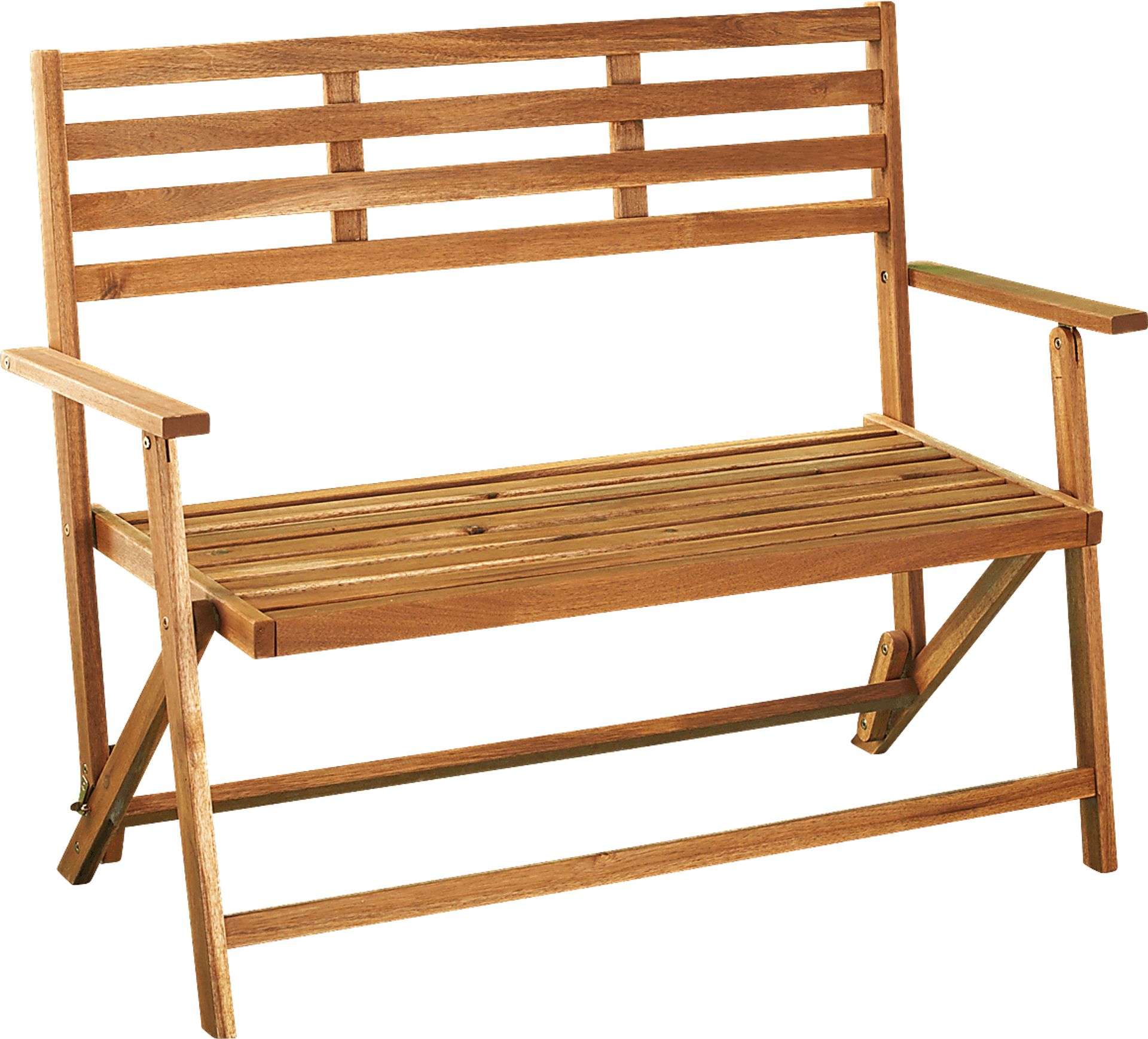 Witeria Natural Outdoor Accent Bench - Image 1
