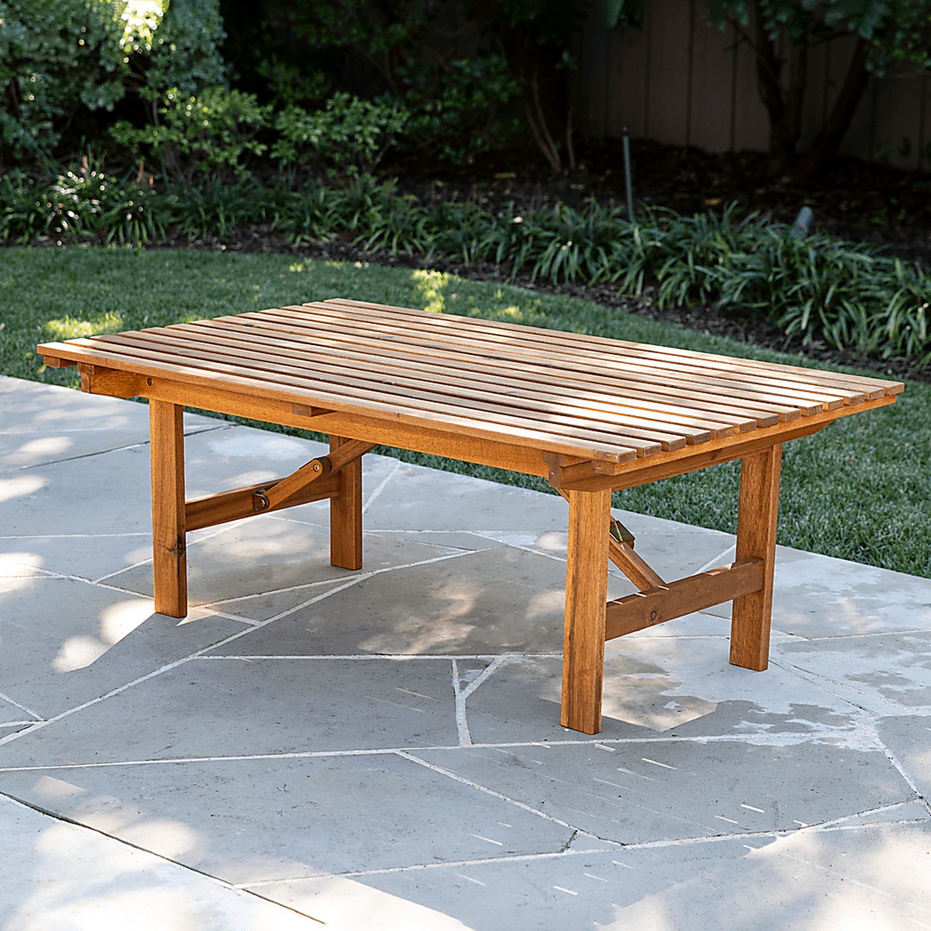 Witeria Natural Outdoor Cocktail Table - Image 2