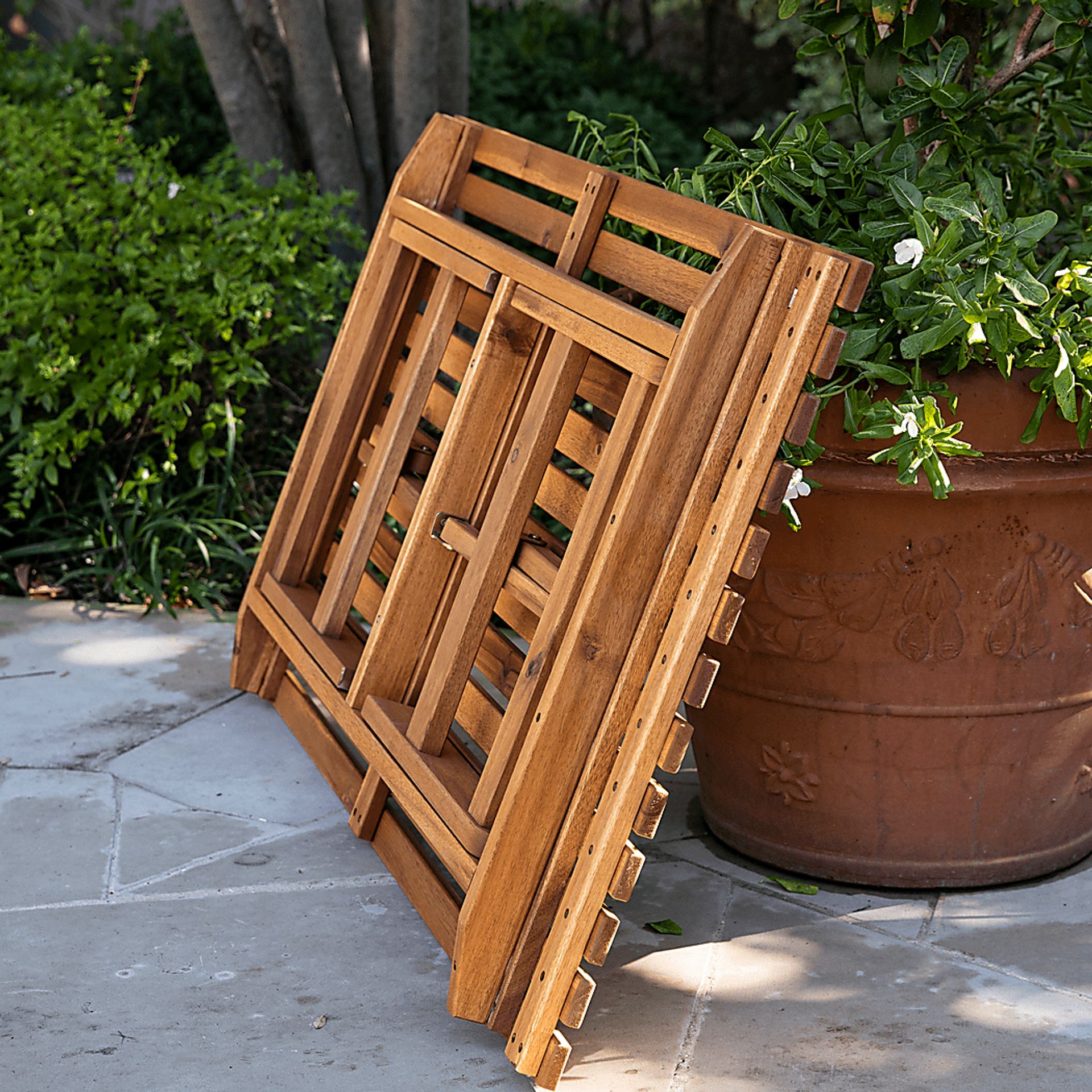 Witeria Natural Outdoor Cocktail Table - Image 3