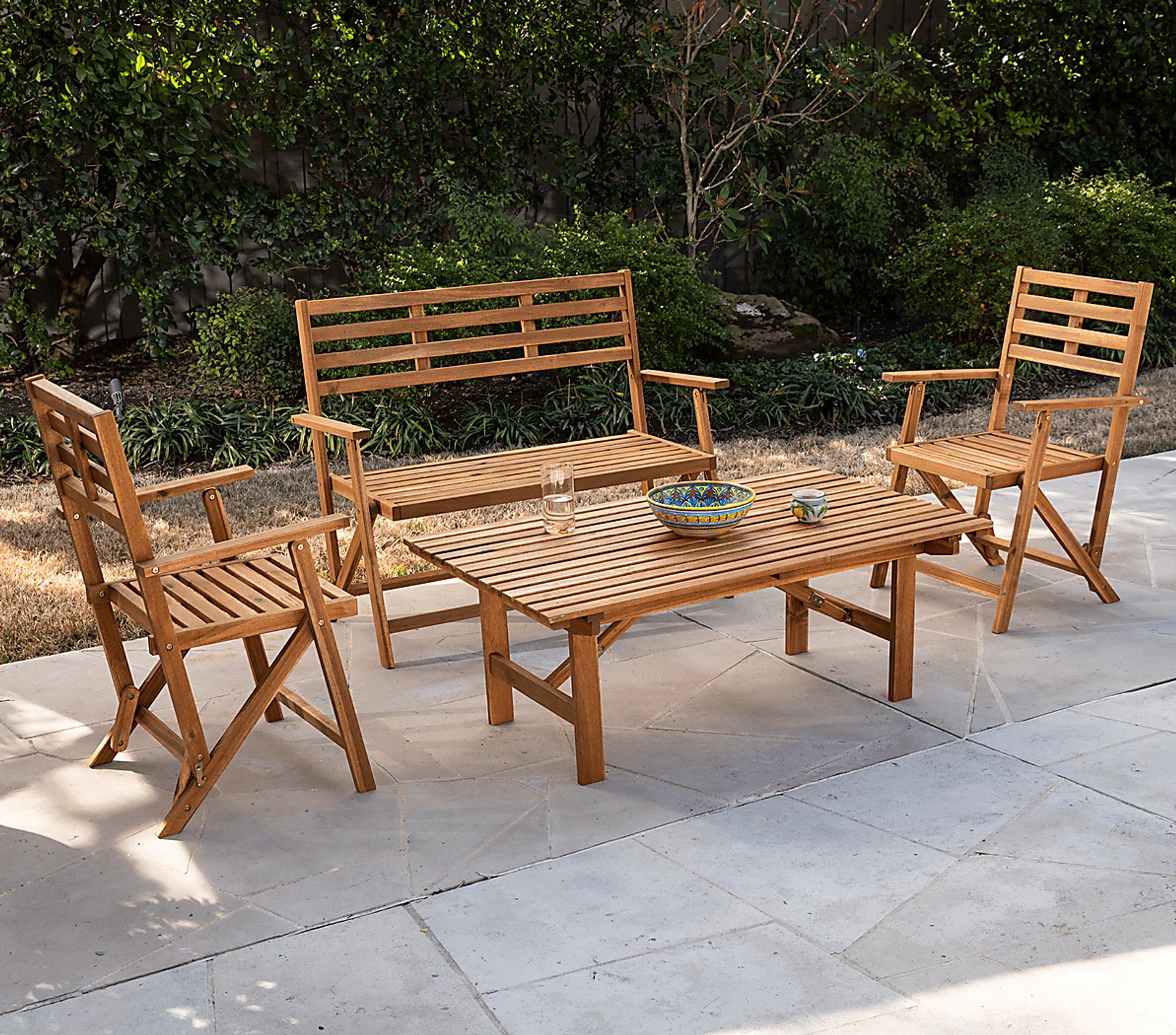 Witeria Natural Outdoor Cocktail Table - Image 7