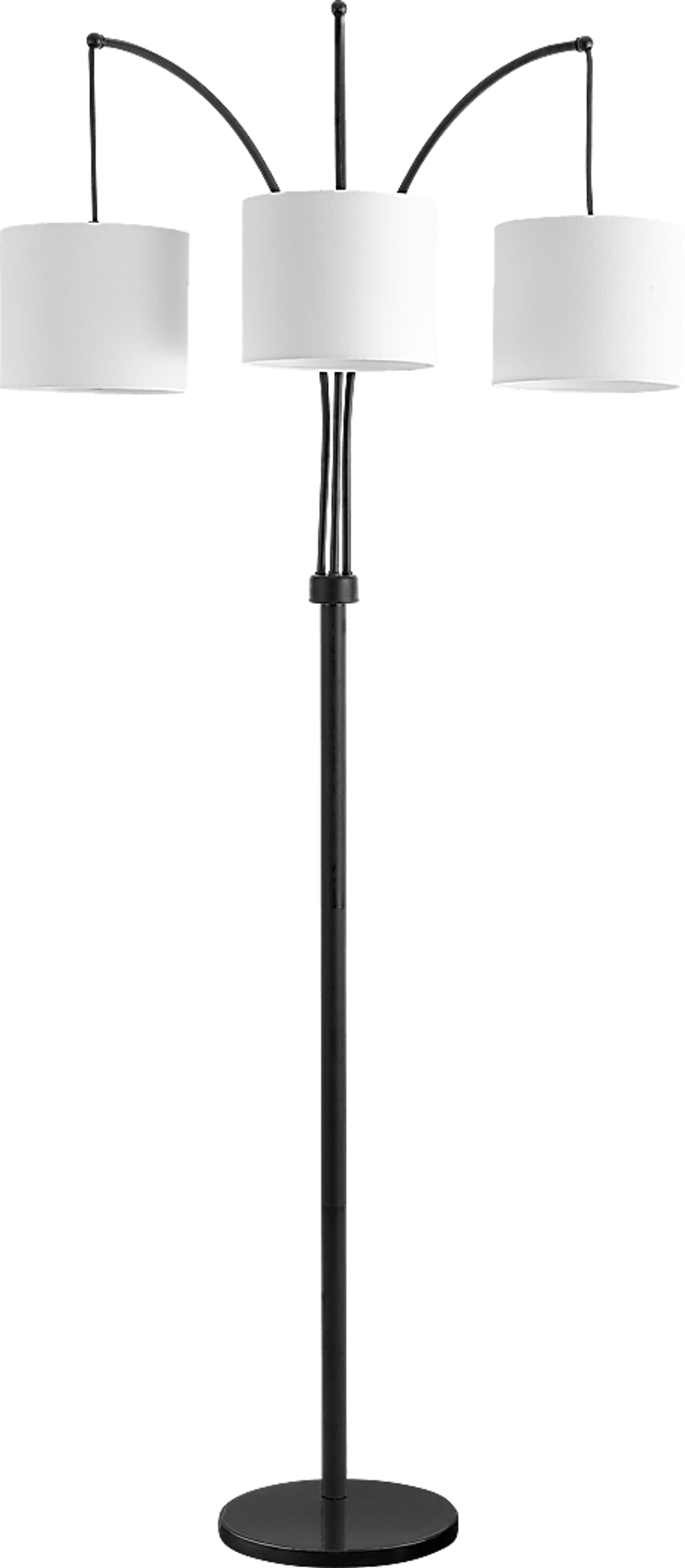 Witherell Moor Black Floor Lamp - Image 1