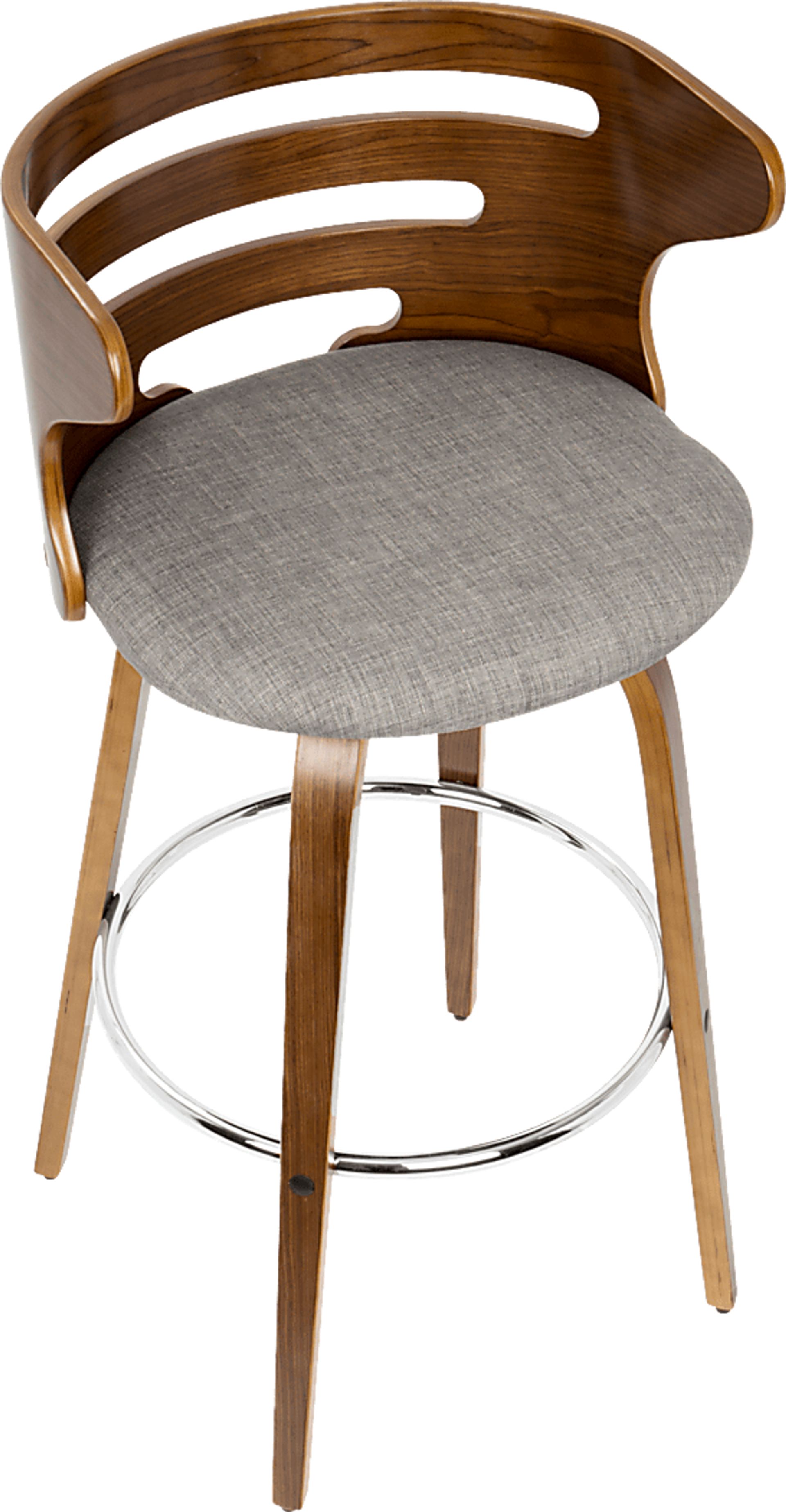 Withersfield Gray Barstool, Set of 2 - Image 2
