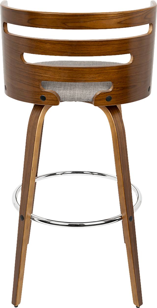 Withersfield Gray Barstool, Set of 2 - Thumbnail - Image 3