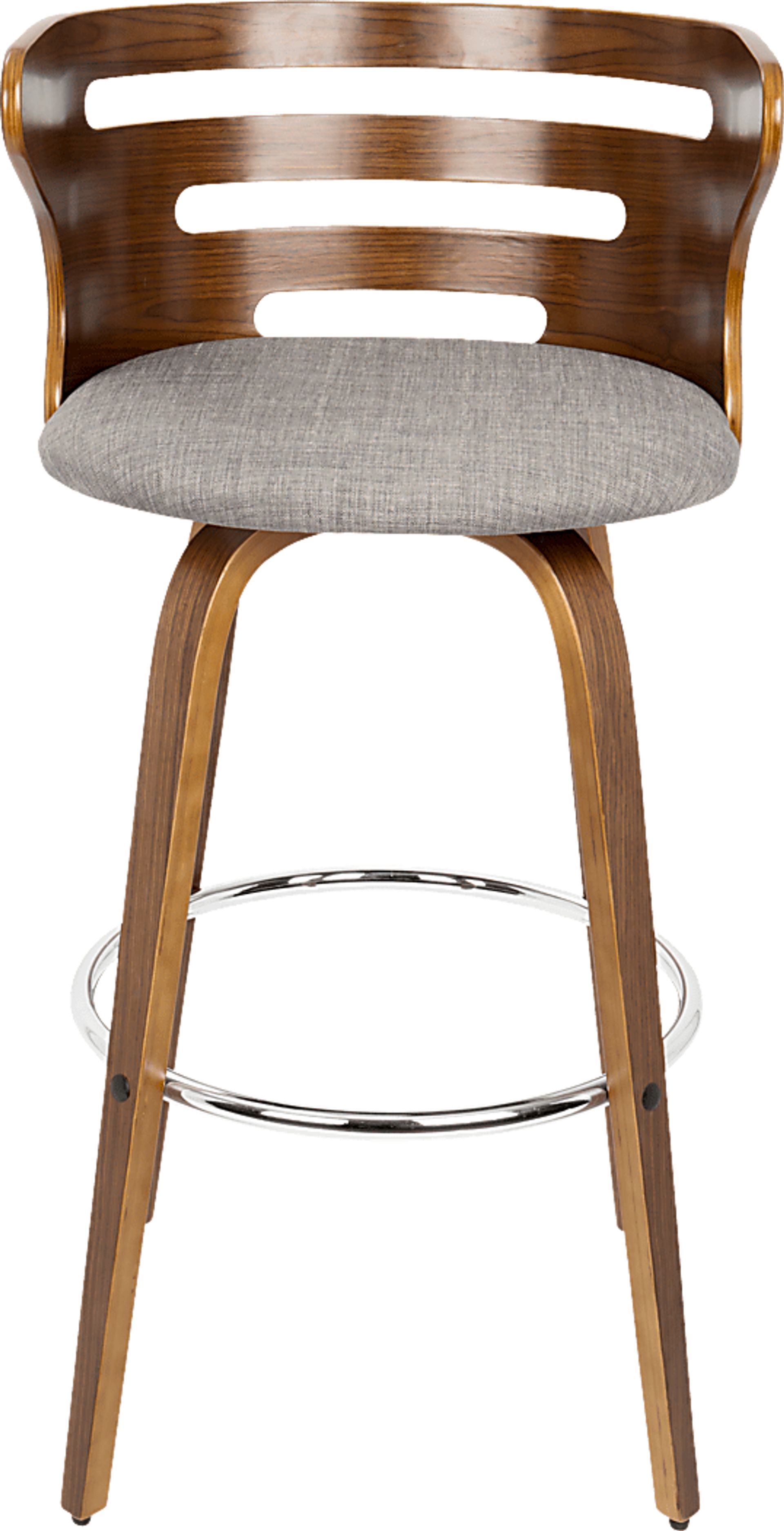 Withersfield Gray Barstool, Set of 2 - Image 4