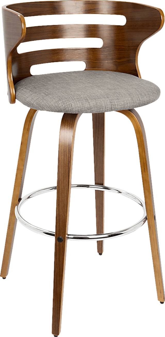 Withersfield Gray Barstool, Set of 2 - Thumbnail - Image 7